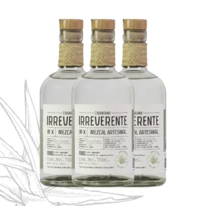 Mezcal Artesanal Irreverente 750ml 3 Pack